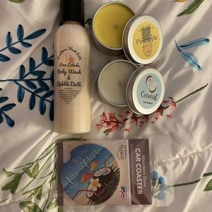 Coconut themed gift set